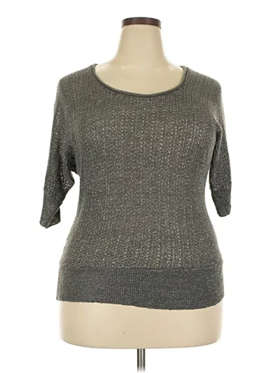 Pre-owned Maurices Pullover Sweater In Gray