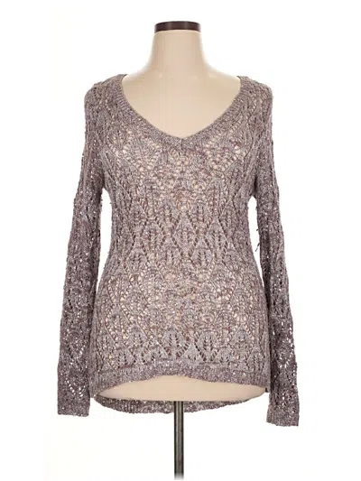 Pre-owned Maurices Pullover Sweater In Gray