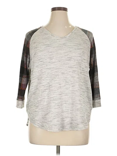 Pre-owned Maurices Pullover Sweater In Gray