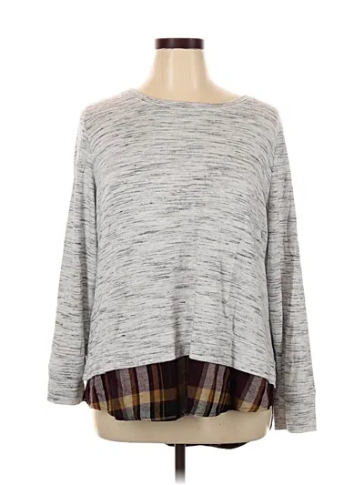 Pre-owned Maurices Pullover Sweater In Gray