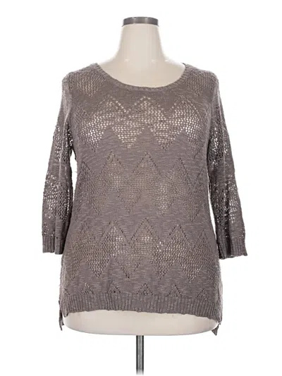 Pre-owned Maurices Pullover Sweater In Gray