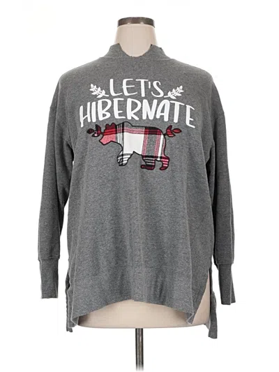 Pre-owned Maurices Pullover Sweater In Gray