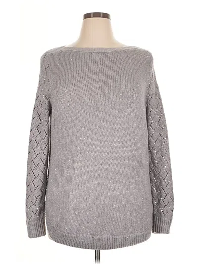 Pre-owned Maurices Pullover Sweater In Gray