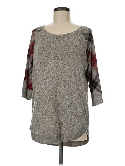 Pre-owned Maurices Pullover Sweater In Gray