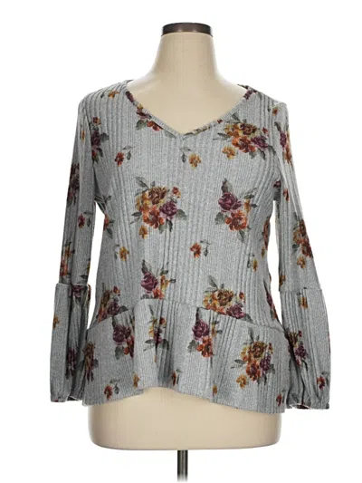 Pre-owned Maurices Pullover Sweater In Gray