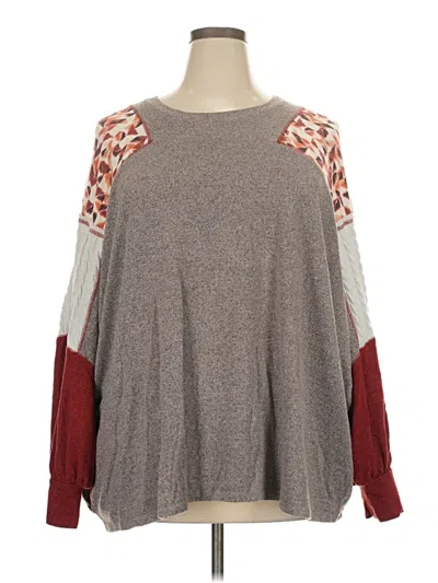 Pre-owned Maurices Pullover Sweater In Gray