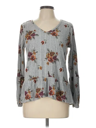 Pre-owned Maurices Pullover Sweater In Gray