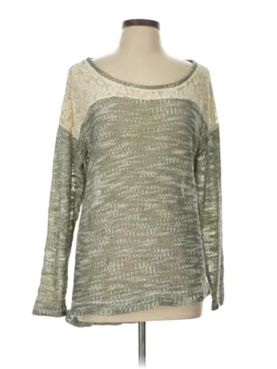 Pre-owned Maurices Pullover Sweater In Green