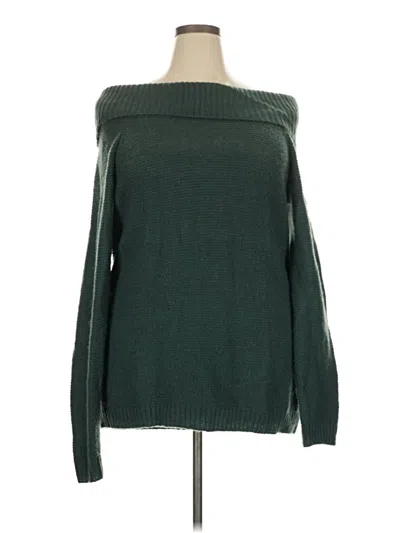 Pre-owned Maurices Pullover Sweater In Green