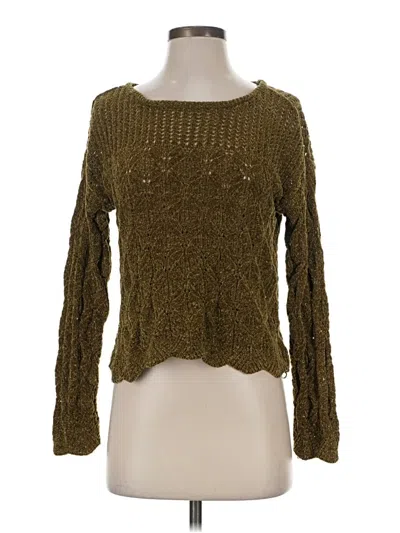Pre-owned Maurices Pullover Sweater In Green