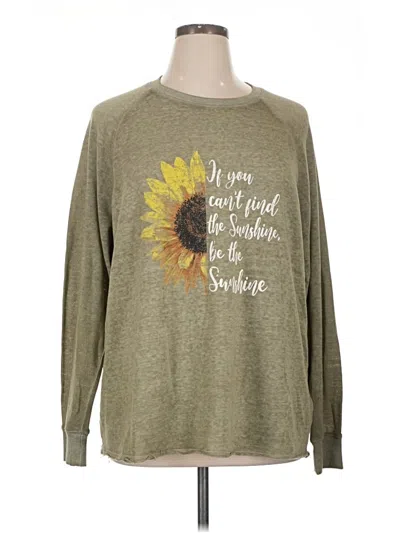 Pre-owned Maurices Pullover Sweater In Green