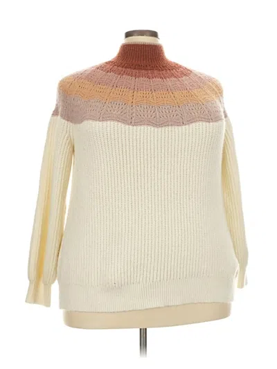 Pre-owned Maurices Pullover Sweater In Ivory