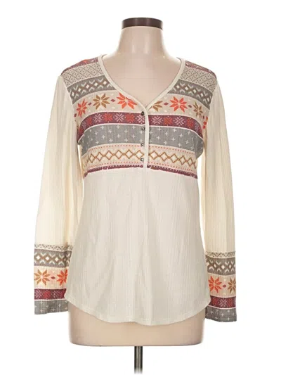 Pre-owned Maurices Pullover Sweater In Ivory