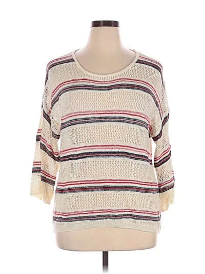 Pre-owned Maurices Pullover Sweater In Ivory