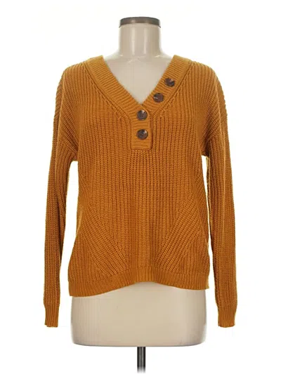 Pre-owned Maurices Pullover Sweater In Orange