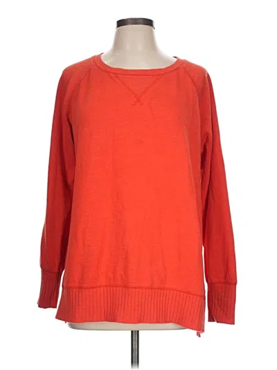 Pre-owned Maurices Pullover Sweater In Orange
