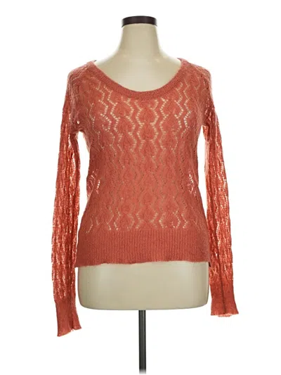 Pre-owned Maurices Pullover Sweater In Orange