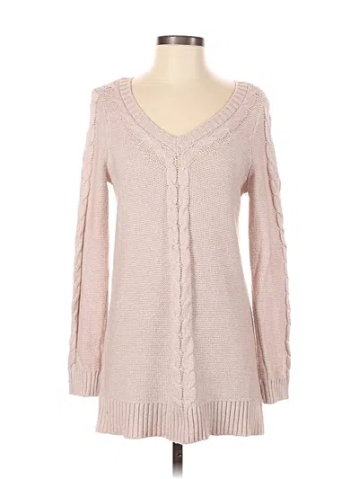 Pre-owned Maurices Pullover Sweater In Pink