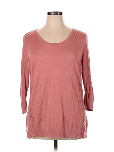 Pre-owned Maurices Pullover Sweater In Pink