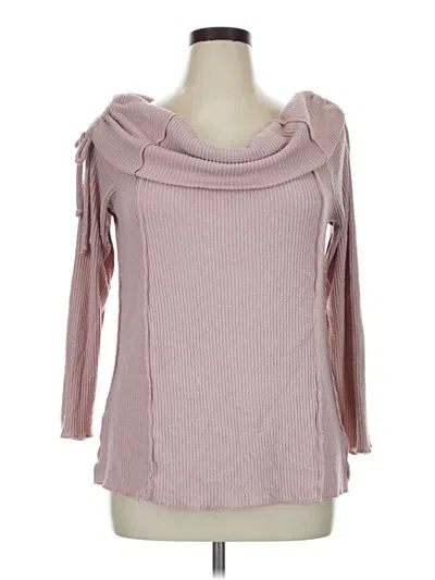 Pre-owned Maurices Pullover Sweater In Pink