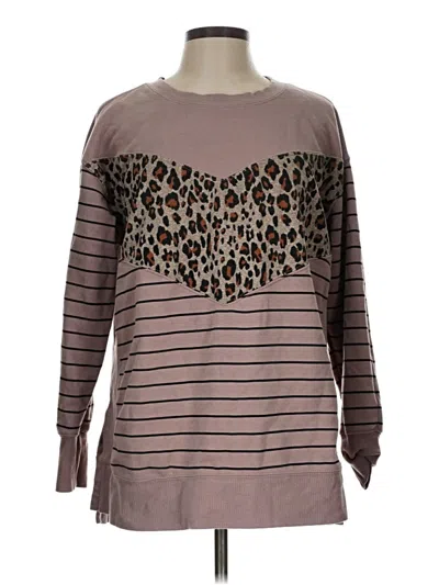 Pre-owned Maurices Pullover Sweater In Pink
