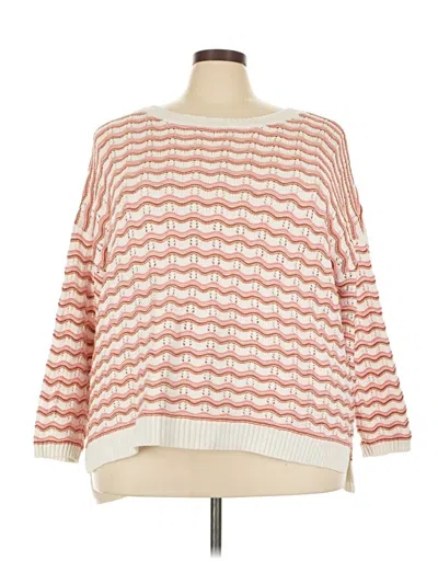Pre-owned Maurices Pullover Sweater In Pink