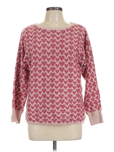 Pre-owned Maurices Pullover Sweater In Pink