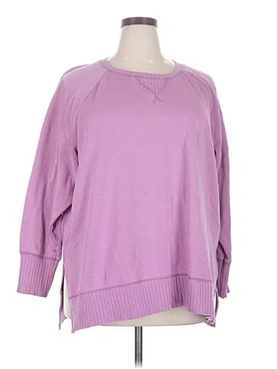 Pre-owned Maurices Pullover Sweater In Purple