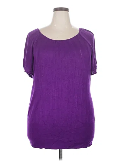 Pre-owned Maurices Pullover Sweater In Purple