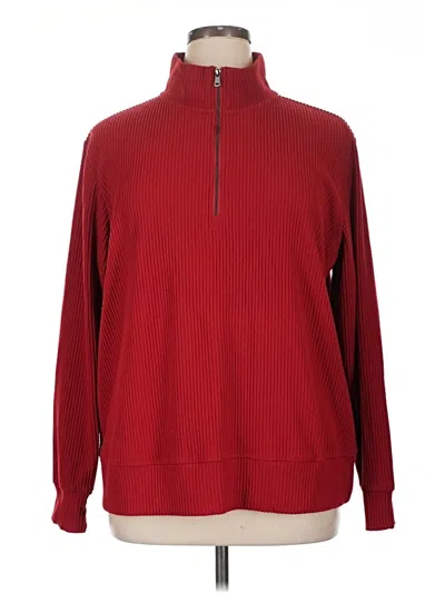 Pre-owned Maurices Pullover Sweater In Red