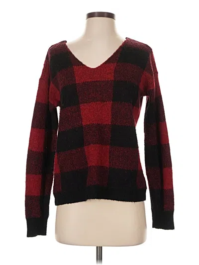 Pre-owned Maurices Pullover Sweater In Red