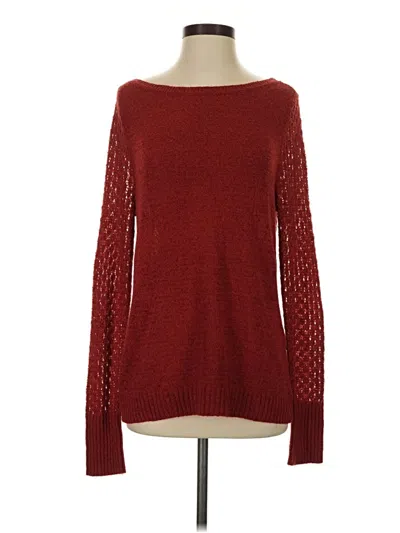 Pre-owned Maurices Pullover Sweater In Red