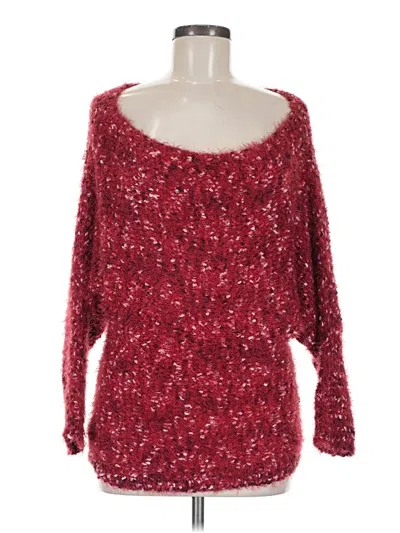Pre-owned Maurices Pullover Sweater In Red
