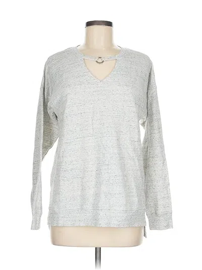 Pre-owned Maurices Pullover Sweater In Silver