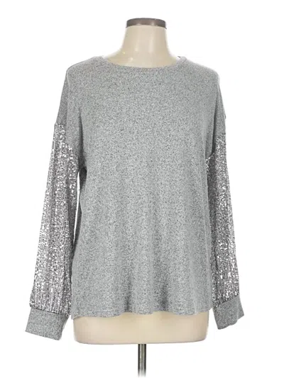 Pre-owned Maurices Pullover Sweater In Silver