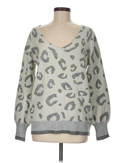 Pre-owned Maurices Pullover Sweater In Silver