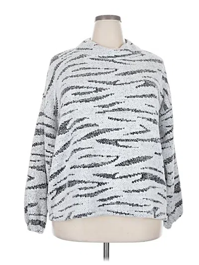 Pre-owned Maurices Pullover Sweater In Silver
