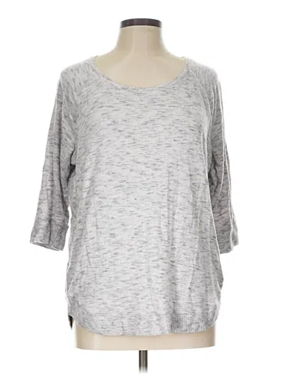 Pre-owned Maurices Pullover Sweater In Silver