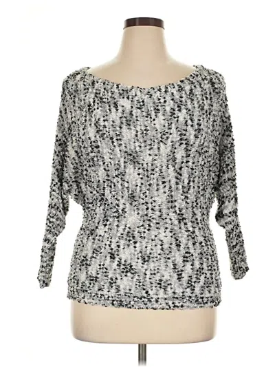 Pre-owned Maurices Pullover Sweater In Silver