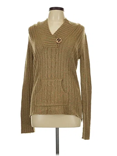 Pre-owned Maurices Pullover Sweater In Tan