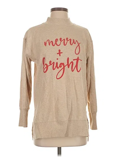 Pre-owned Maurices Pullover Sweater In Tan