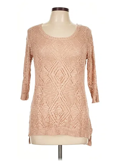 Pre-owned Maurices Pullover Sweater In Tan