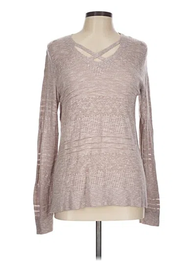 Pre-owned Maurices Pullover Sweater In Tan