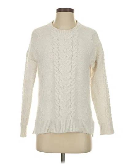 Pre-owned Maurices Pullover Sweater In White