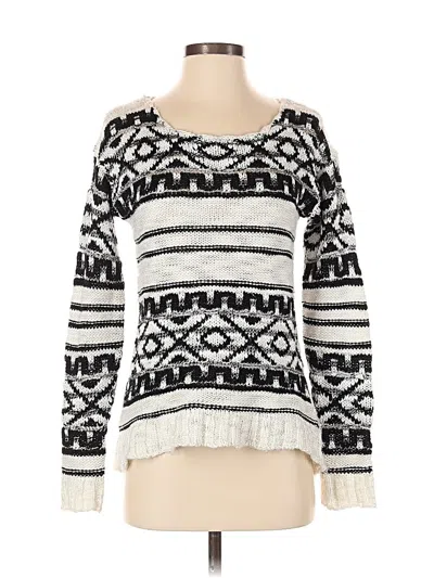 Pre-owned Maurices Pullover Sweater In White