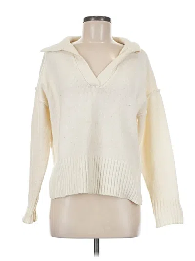 Pre-owned Maurices Pullover Sweater In White