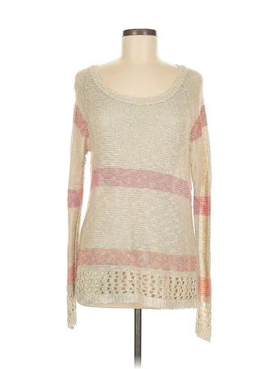 Pre-owned Maurices Pullover Sweater In White