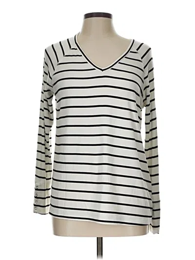 Pre-owned Maurices Pullover Sweater In White