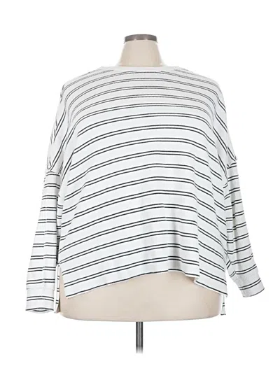 Pre-owned Maurices Pullover Sweater In White