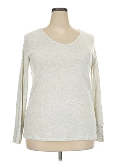 Pre-owned Maurices Pullover Sweater In White